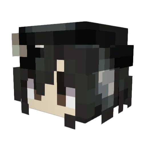 mr_larper_sahur Minecraft avatar head, 3D render