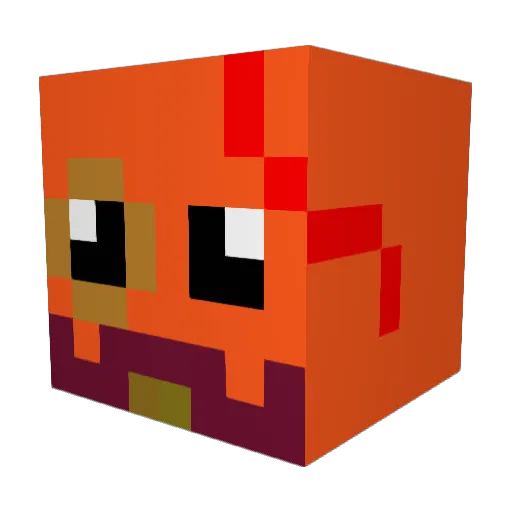 mr_lichy Minecraft avatar head, 3D render