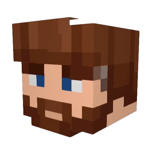 mr_man492 Minecraft avatar head, 3D render