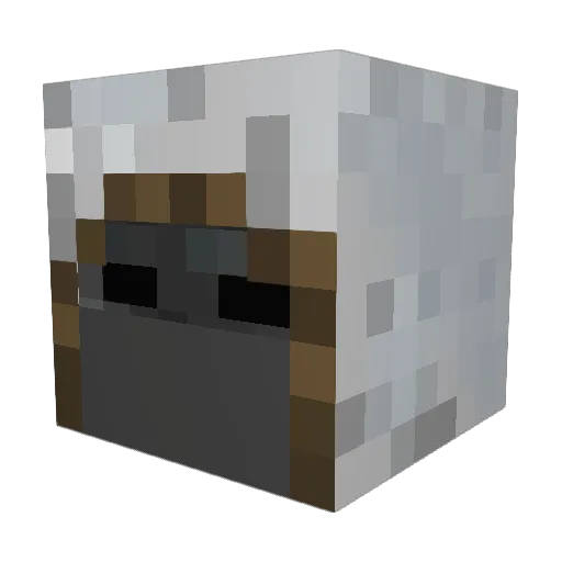 mr_mistXD Minecraft avatar head, 3D render