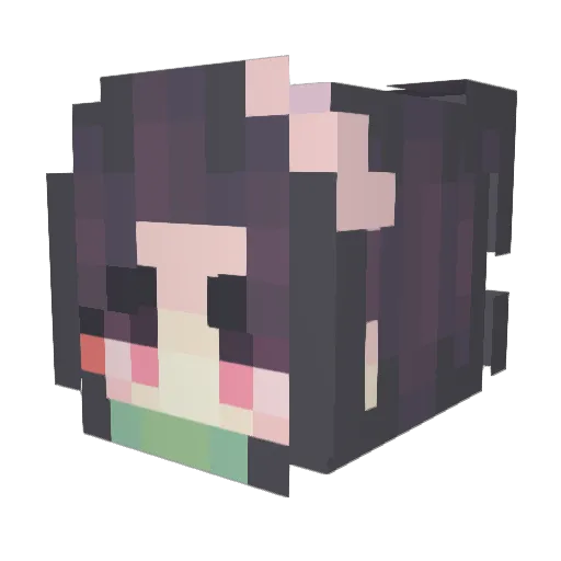 mr_mustacheman6 Minecraft avatar head, 3D render