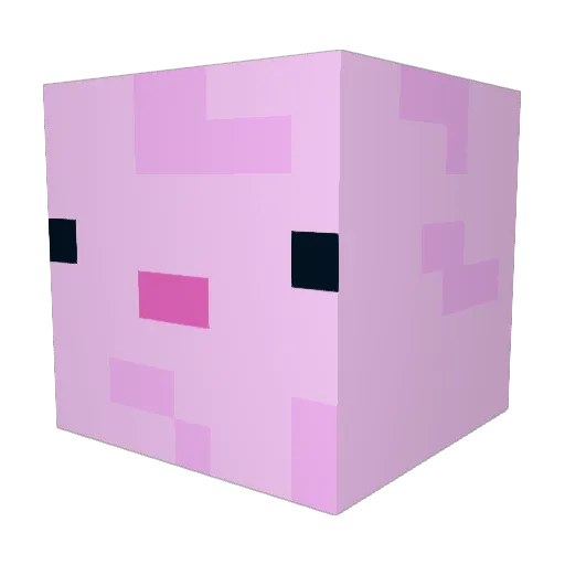 mr_mustashe Minecraft avatar head, 3D render