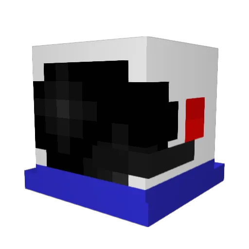 mr_nuggetbot12 Minecraft avatar head, 3D render