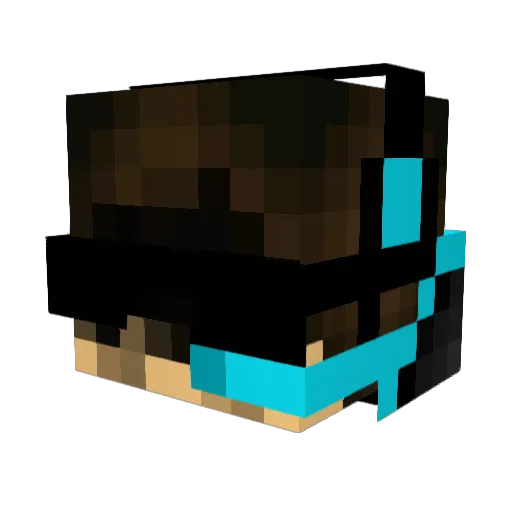 mr_omni Minecraft avatar head, 3D render
