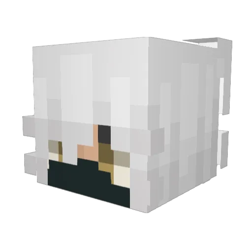 mr_peald Minecraft avatar head, 3D render