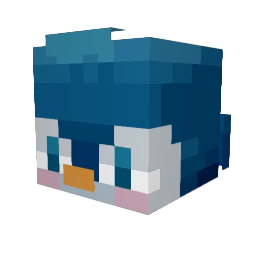 mr_penguin45t Minecraft avatar head, 3D render