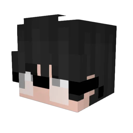 mr_pipo Minecraft avatar head, 3D render