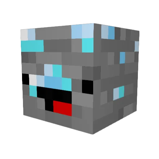 mr_potato_de Minecraft avatar head, 3D render