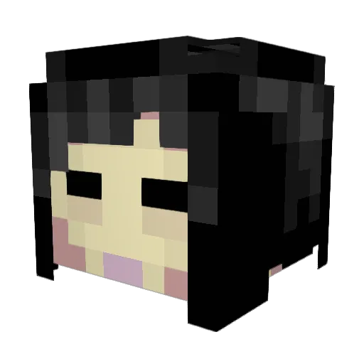 mr_potions Minecraft avatar head, 3D render