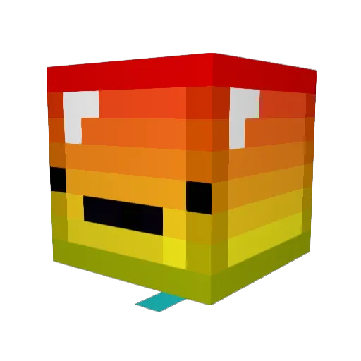 mr_rhino9 Minecraft avatar head, 3D render