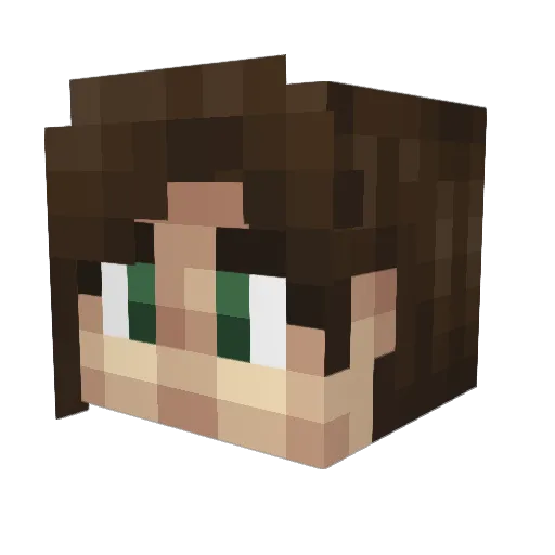 mr_rupert Minecraft avatar head, 3D render