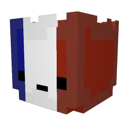 mr_steve22 Minecraft avatar head, 3D render