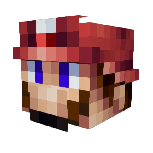 mr_tavares Minecraft avatar head, 3D render