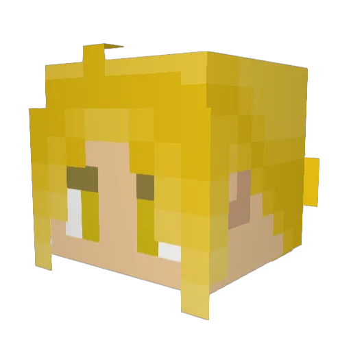 mr_topgaming988 Minecraft avatar head, 3D render