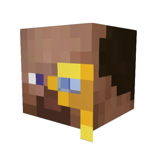 mr_uwu69 Minecraft avatar head, 3D render