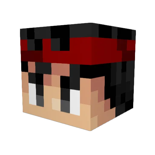 mr_vinch Minecraft avatar head, 3D render
