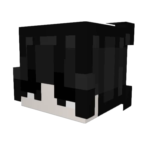 mr_woolf_ Minecraft avatar head, 3D render