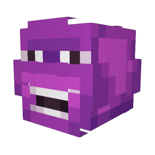 mr_yona Minecraft avatar head, 3D render