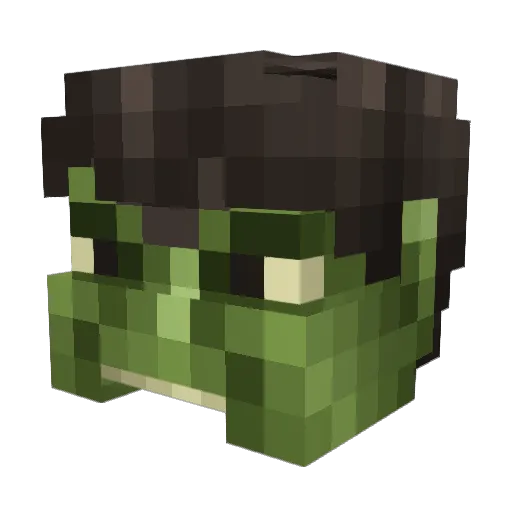 mra6 Minecraft avatar head, 3D render