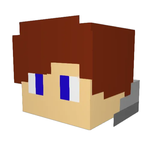 mrandrey215 Minecraft avatar head, 3D render