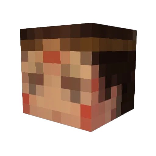 mranswer4 Minecraft avatar head, 3D render