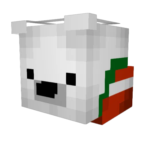 mraski_ Minecraft avatar head, 3D render