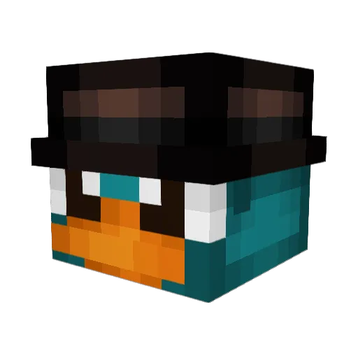 mrawesome228433 Minecraft avatar head, 3D render