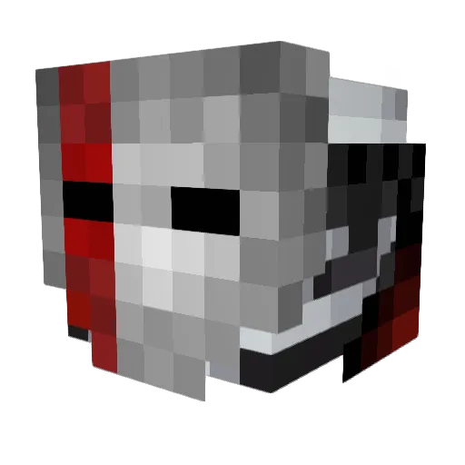 mrb0324 Minecraft avatar head, 3D render