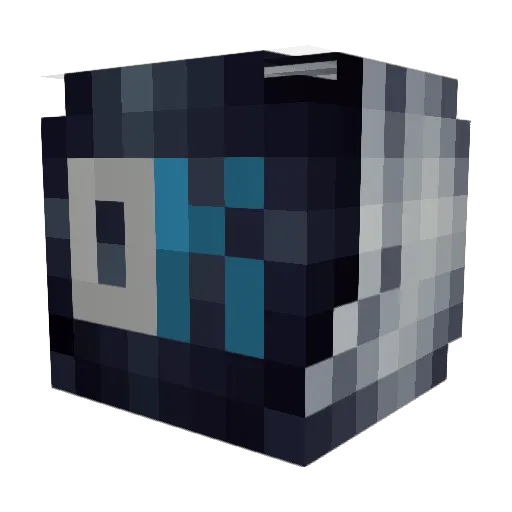 mrbangit Minecraft avatar head, 3D render