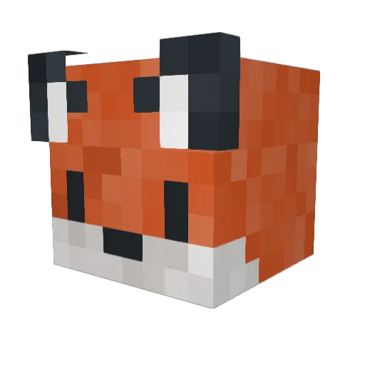 mrbear805 Minecraft avatar head, 3D render