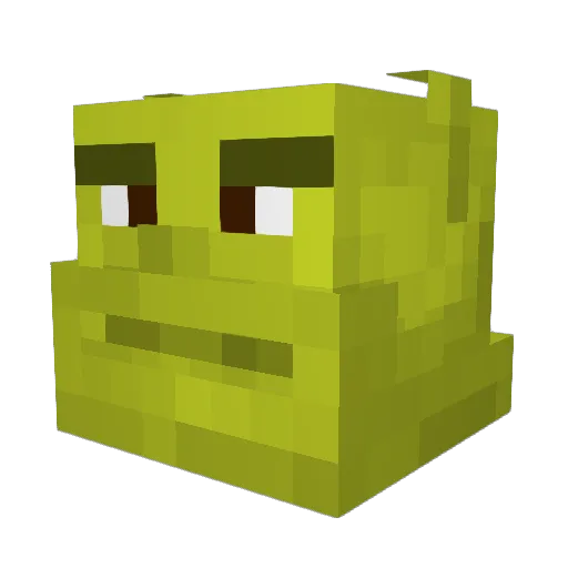 mrbeast6969 Minecraft avatar head, 3D render