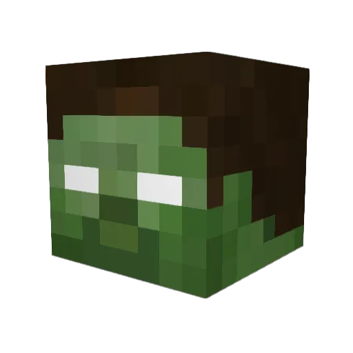 mrbigfeet Minecraft avatar head, 3D render