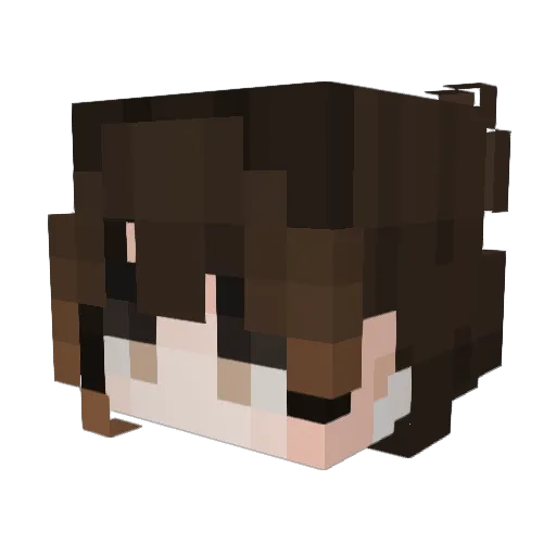 mrblacklicorice Minecraft avatar head, 3D render