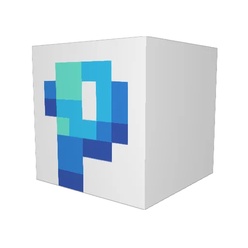 mrblaza Minecraft avatar head, 3D render