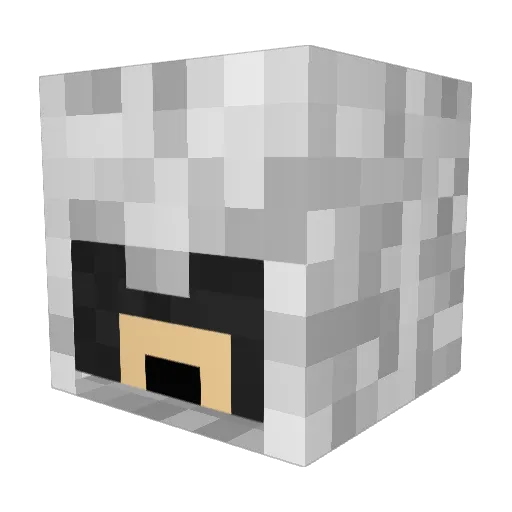 mrblobbyv2 Minecraft avatar head, 3D render