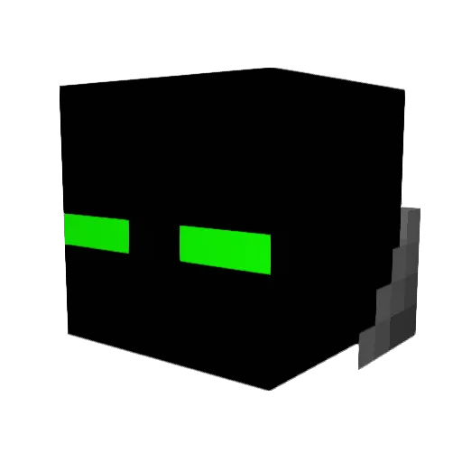 mrblockhands Minecraft avatar head, 3D render