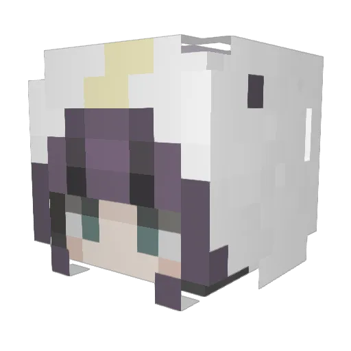 mrboo4815 Minecraft avatar head, 3D render