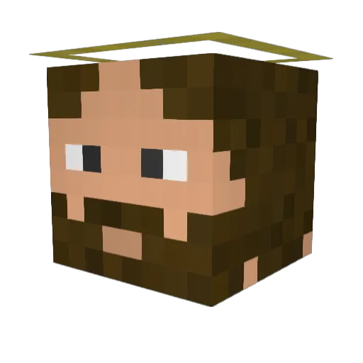 mrbosi Minecraft avatar head, 3D render