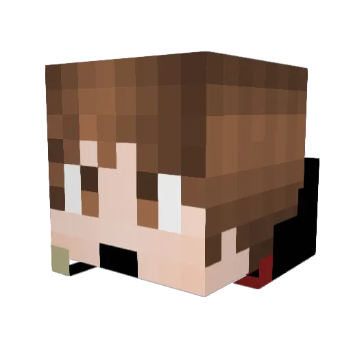mrbossman12543 Minecraft avatar head, 3D render
