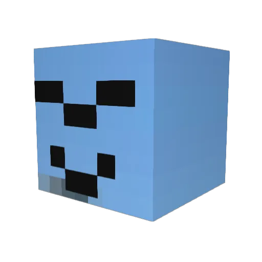 mrboz007 Minecraft avatar head, 3D render