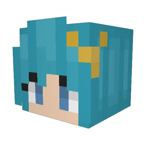 mrbreast2 Minecraft avatar head, 3D render