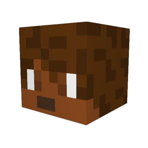 mrbuttons9 Minecraft avatar head, 3D render