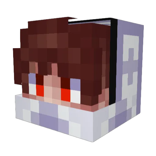 mrcevs Minecraft avatar head, 3D render