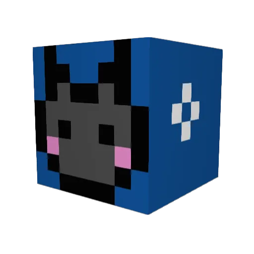 mrcheesybananas Minecraft avatar head, 3D render