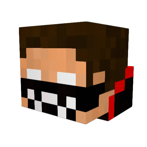 mrchopper18 Minecraft avatar head, 3D render