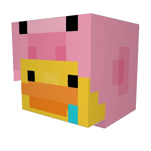 mrcloves Minecraft avatar head, 3D render