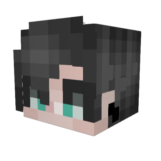 mrclownery Minecraft avatar head, 3D render
