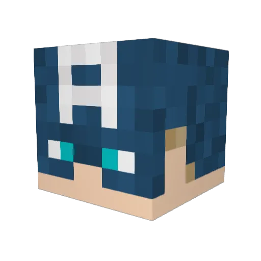 mrclutch712 Minecraft avatar head, 3D render