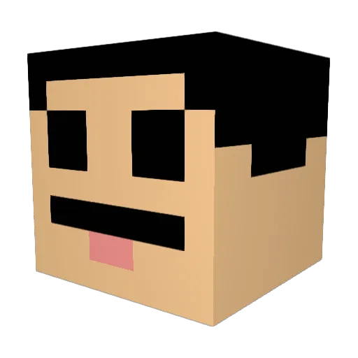 mrcobas Minecraft avatar head, 3D render