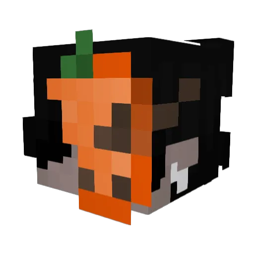 mrcream11 Minecraft avatar head, 3D render
